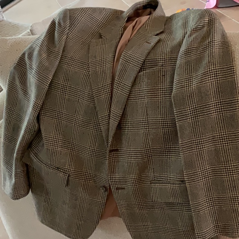 Lauren Ralph Lauren Sport Jacket, Brown/Black/Tan, Size 41r